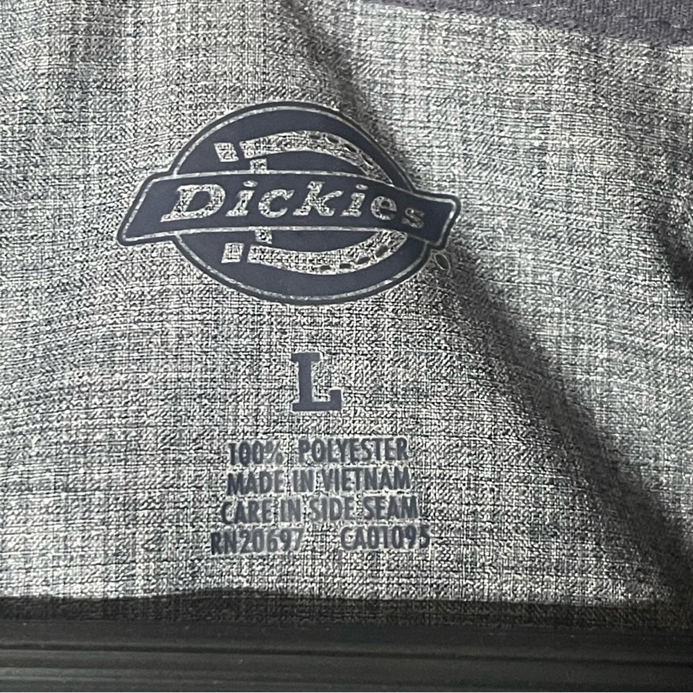 Dickies Men's Size Large Mid Weight Charcoal Windbreaker Jacket - Picture 9 of 14